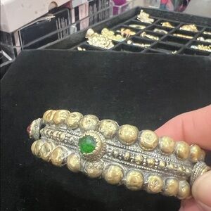 Gold and Silver Beaded Women's Bracelet